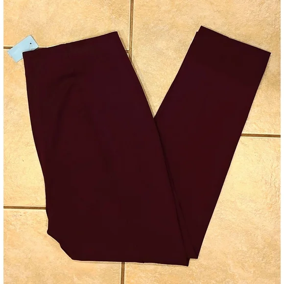 NWT The Audrey High Rise Plum Rose Ann Taylor plum rose pants - Picture 4 of 7